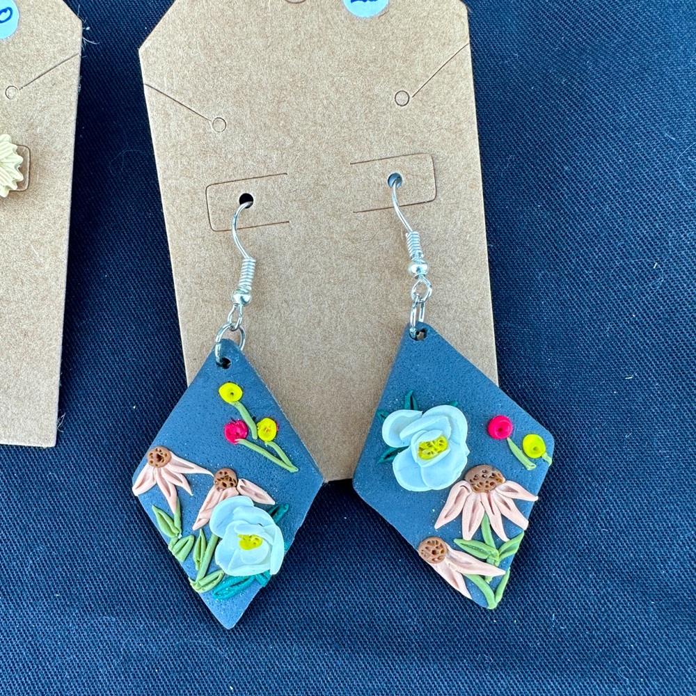 ❤️3 for $15❤️ Handmade polymer clay earrings